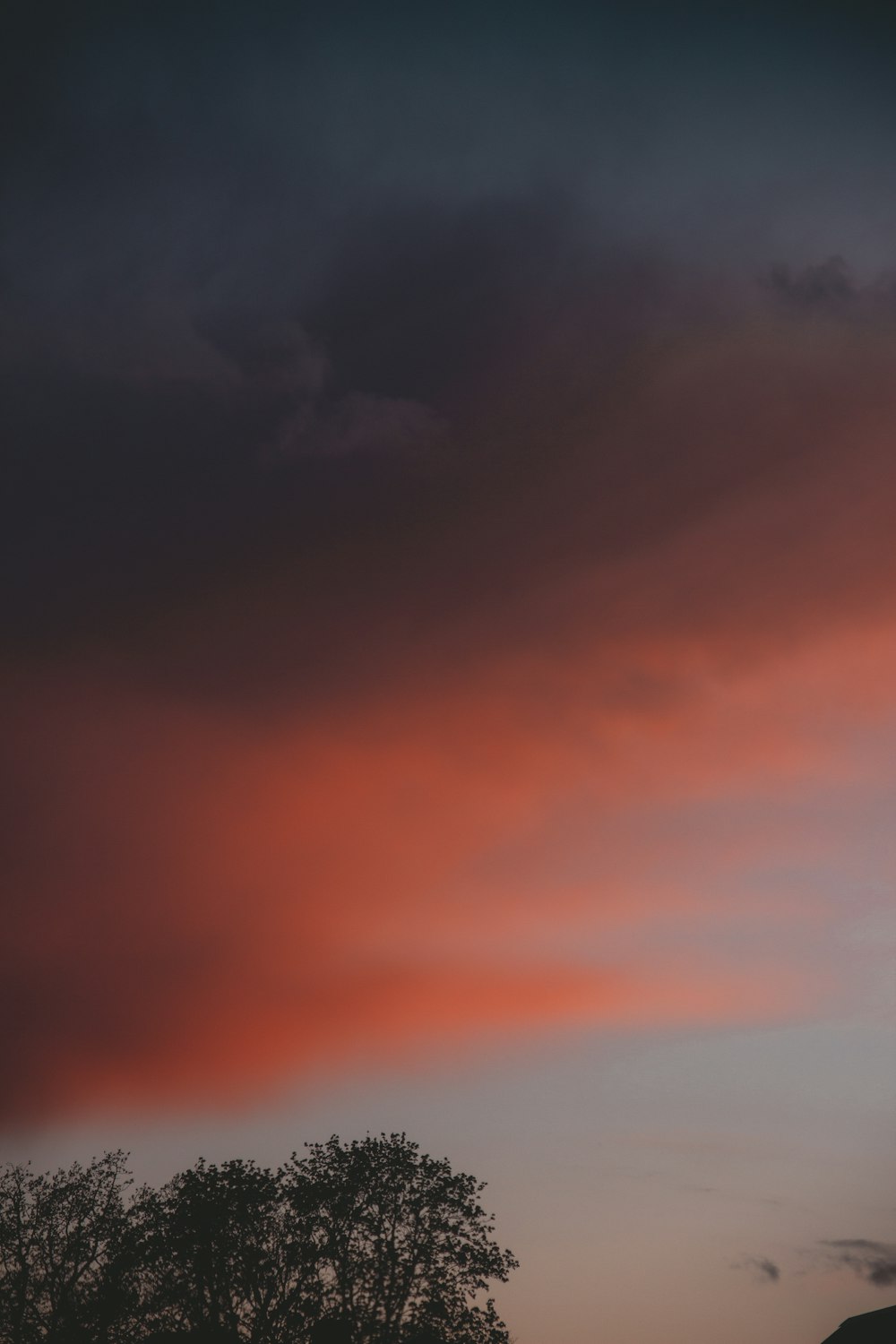 orange and gray clouds during sunset