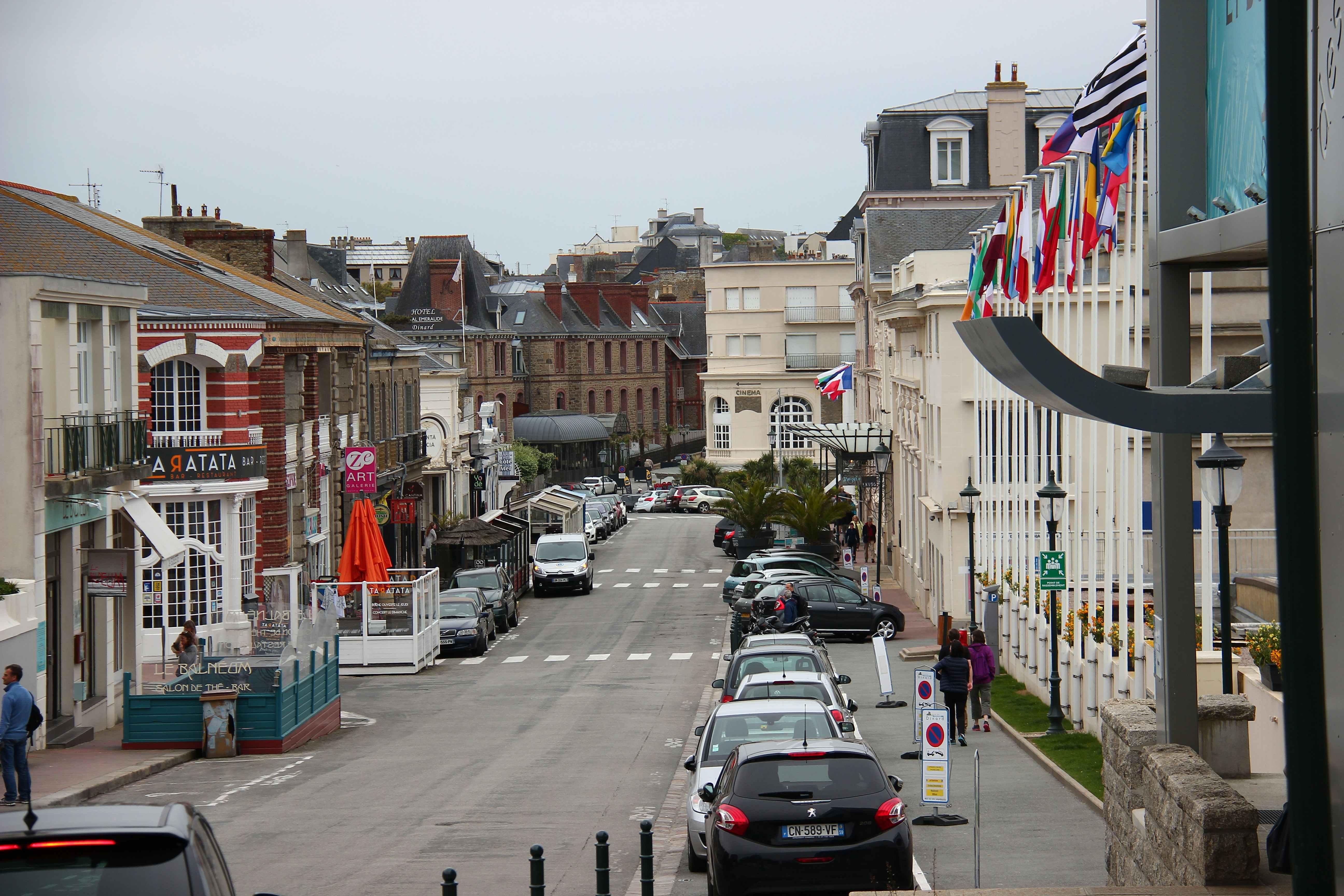 cars parked on the side of the road during daytime