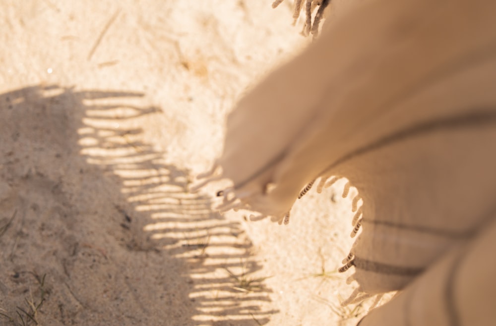 brauner Sand mit weißem Sand