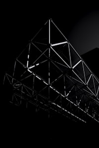 Industrial steel staircase and railings