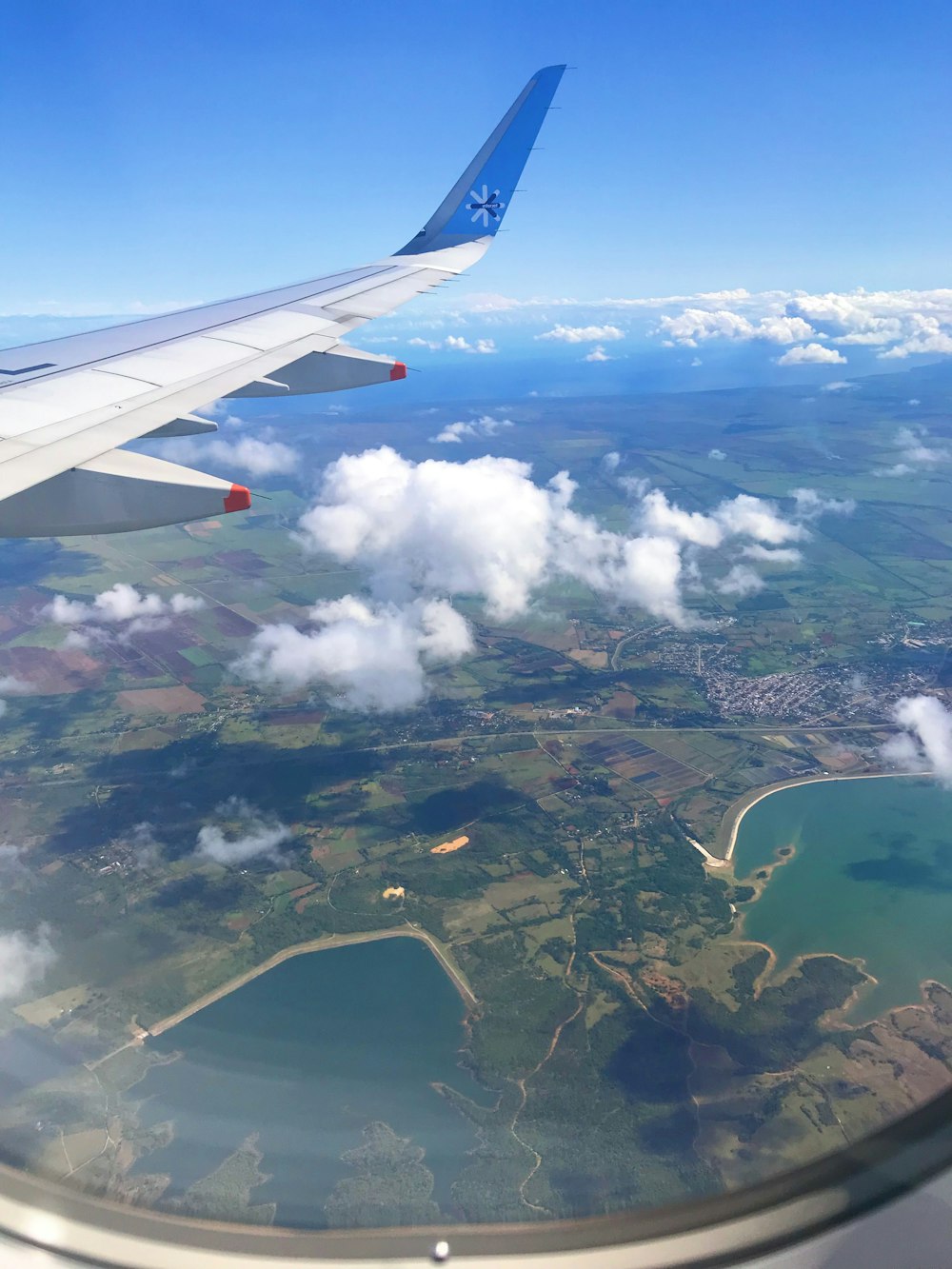 aerial view of green field during daytime