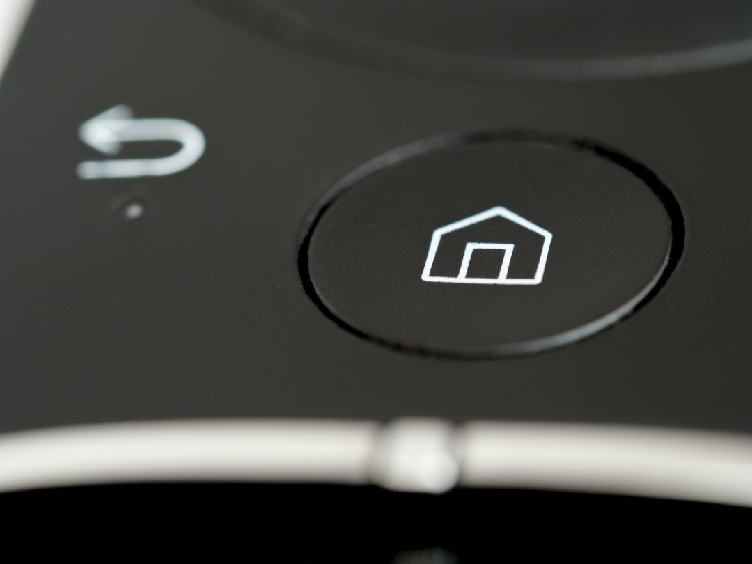 smart garage controller closeup
