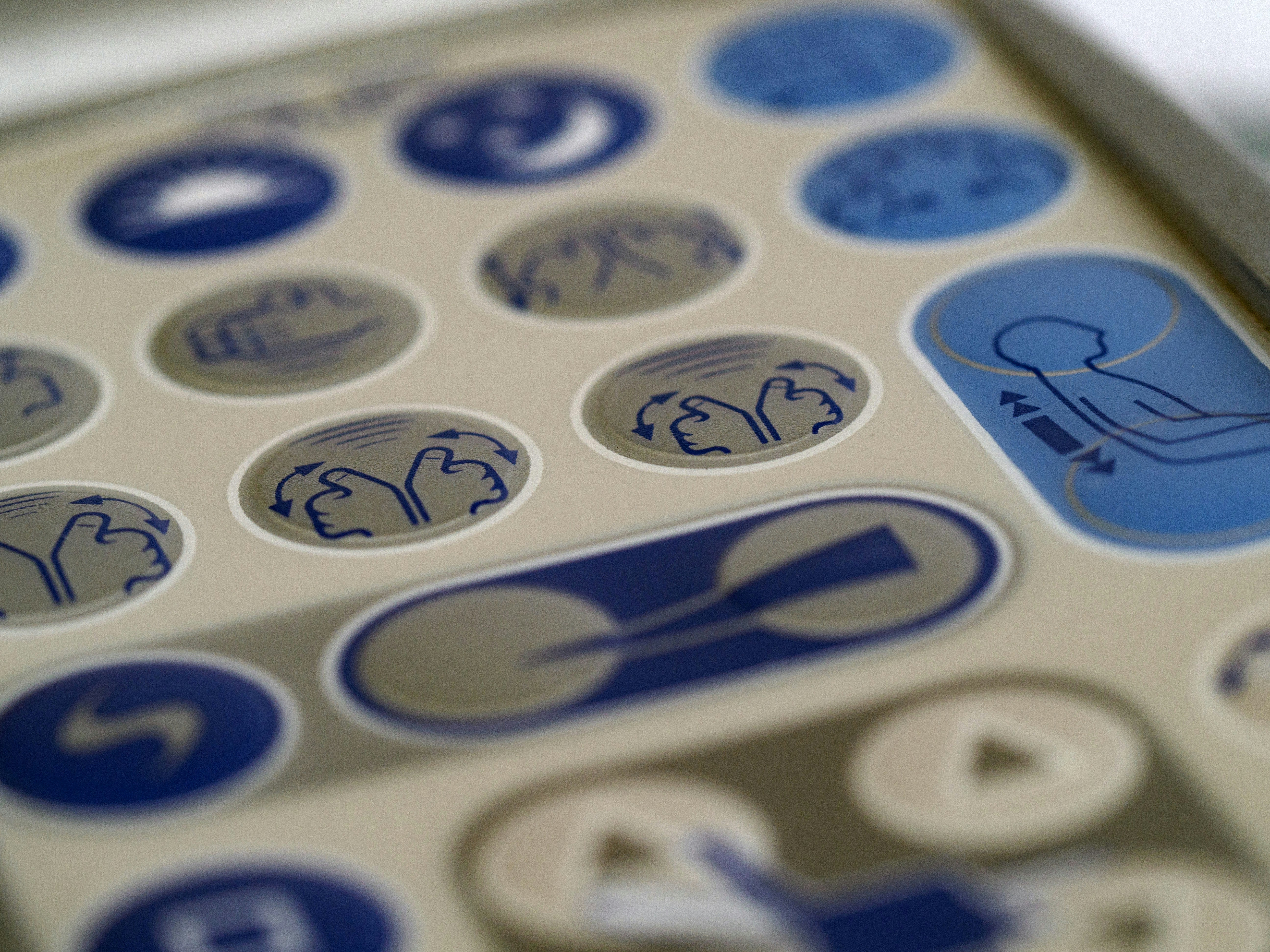 Sticker design close up