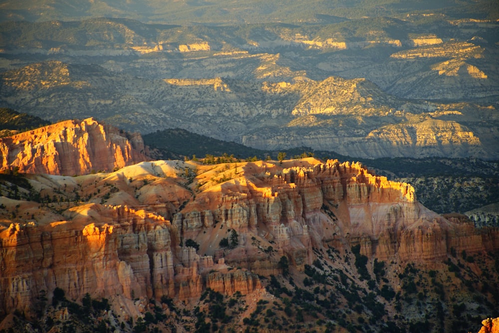 brown rocky mountain under blue sky during daytime