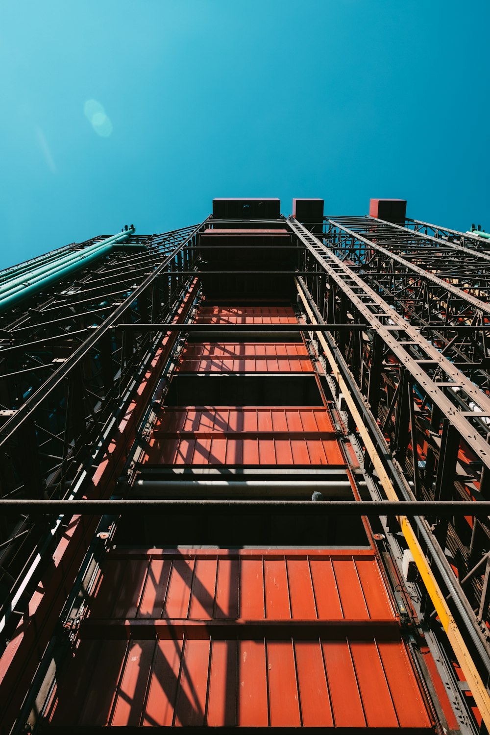 orange and black building during daytime