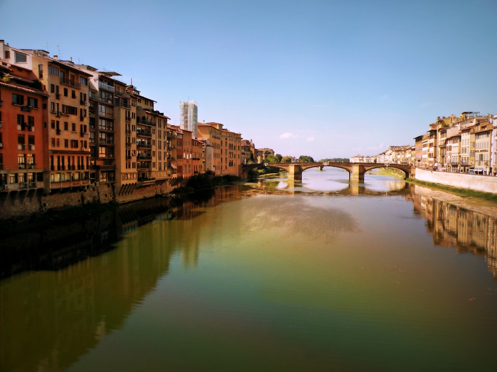 brown concrete building beside river during daytime