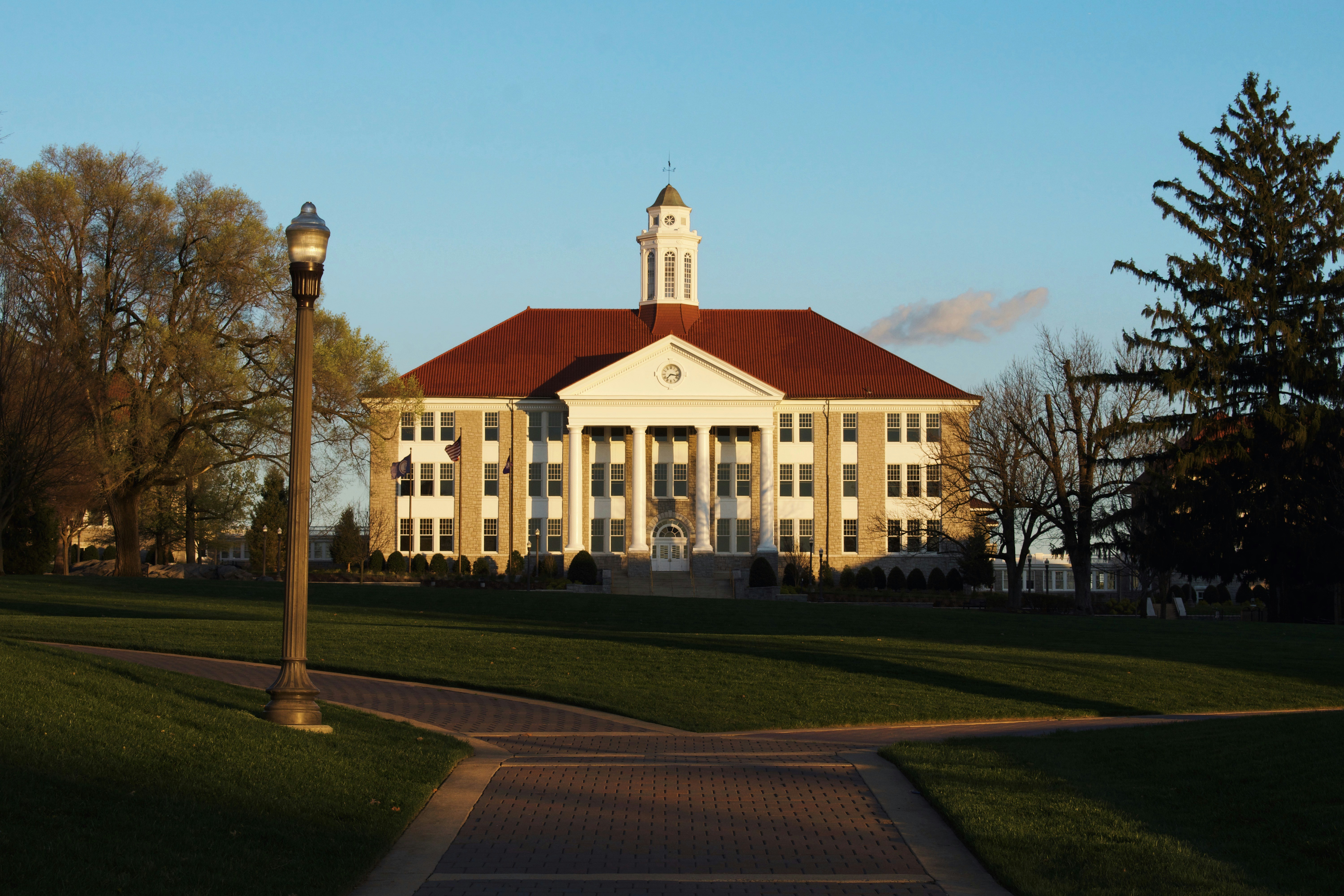 Wilson Hall at sunset