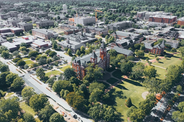 aerial view of city buildings during daytime