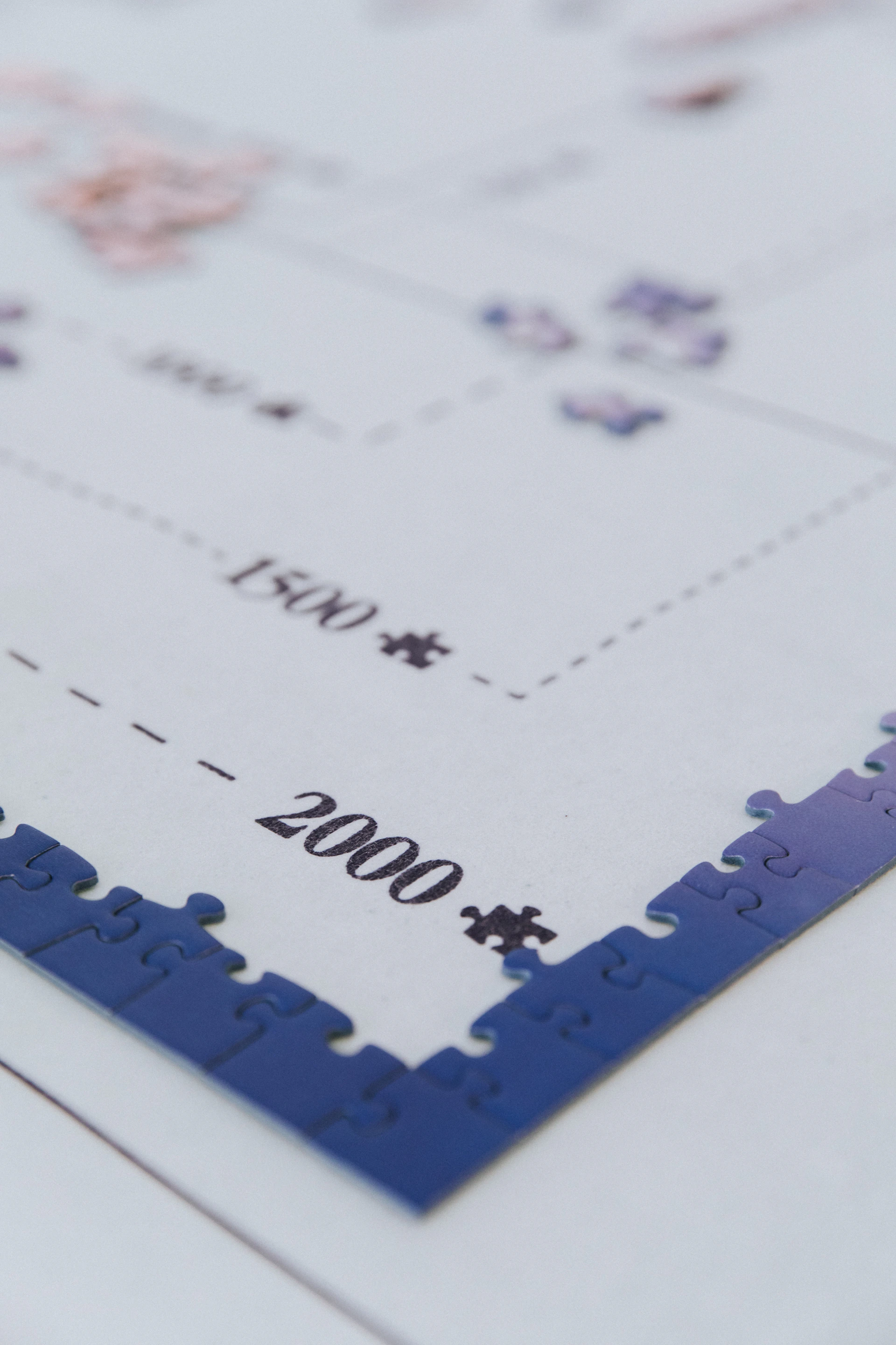 white printer paper with blue and pink floral print