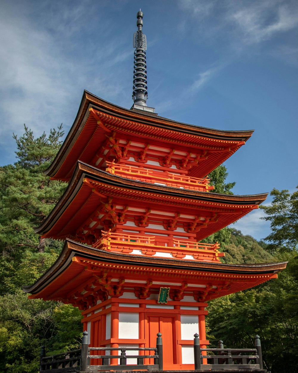 red and brown pagoda temple