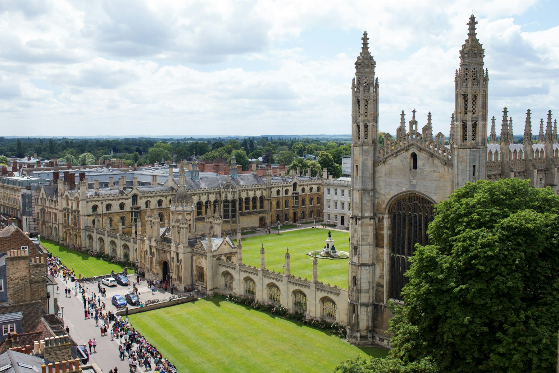 英国学校校园走廊