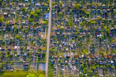 aerial view of city / texas real estate / Land Investors