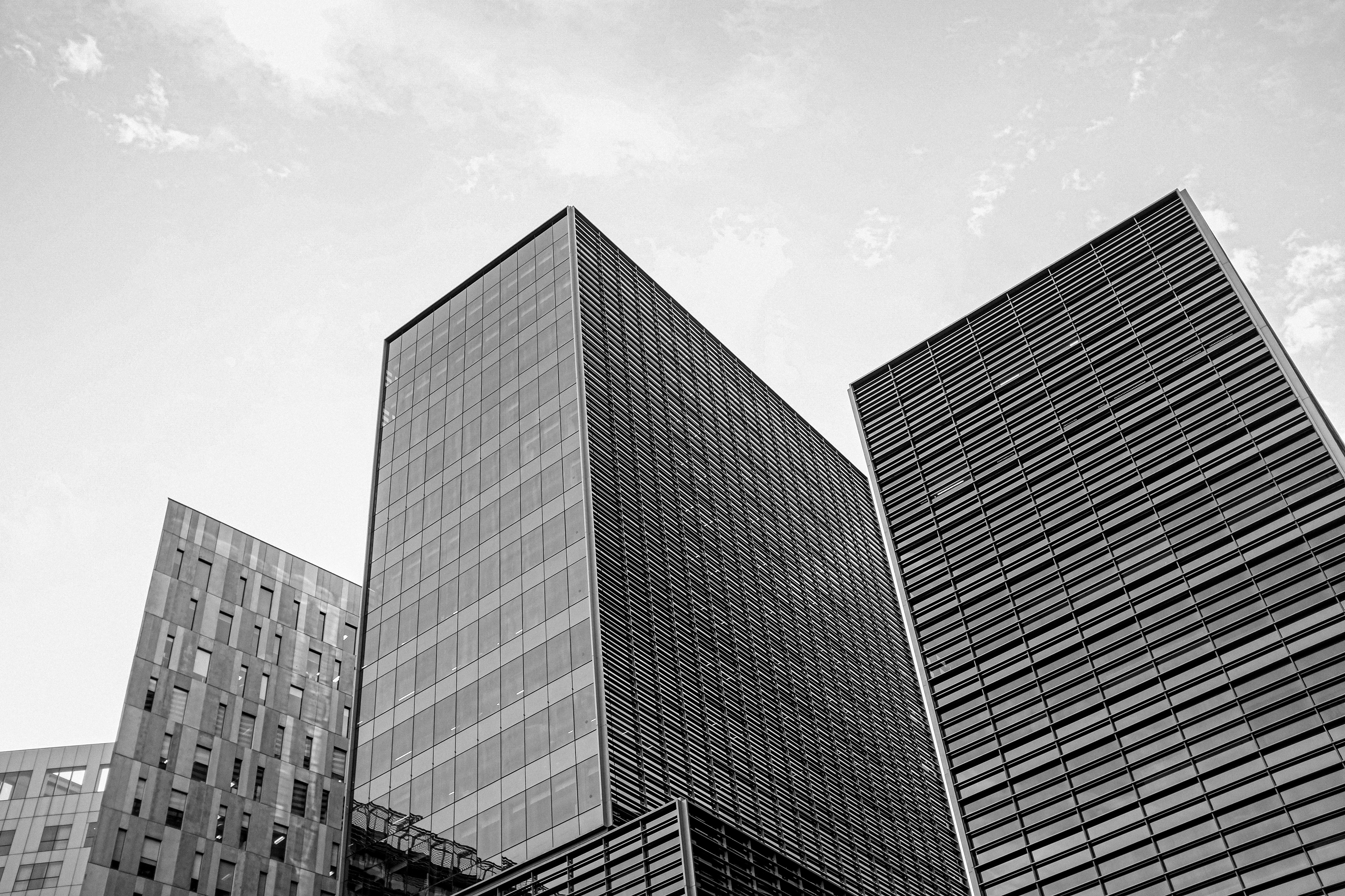 The business street in Barcelona