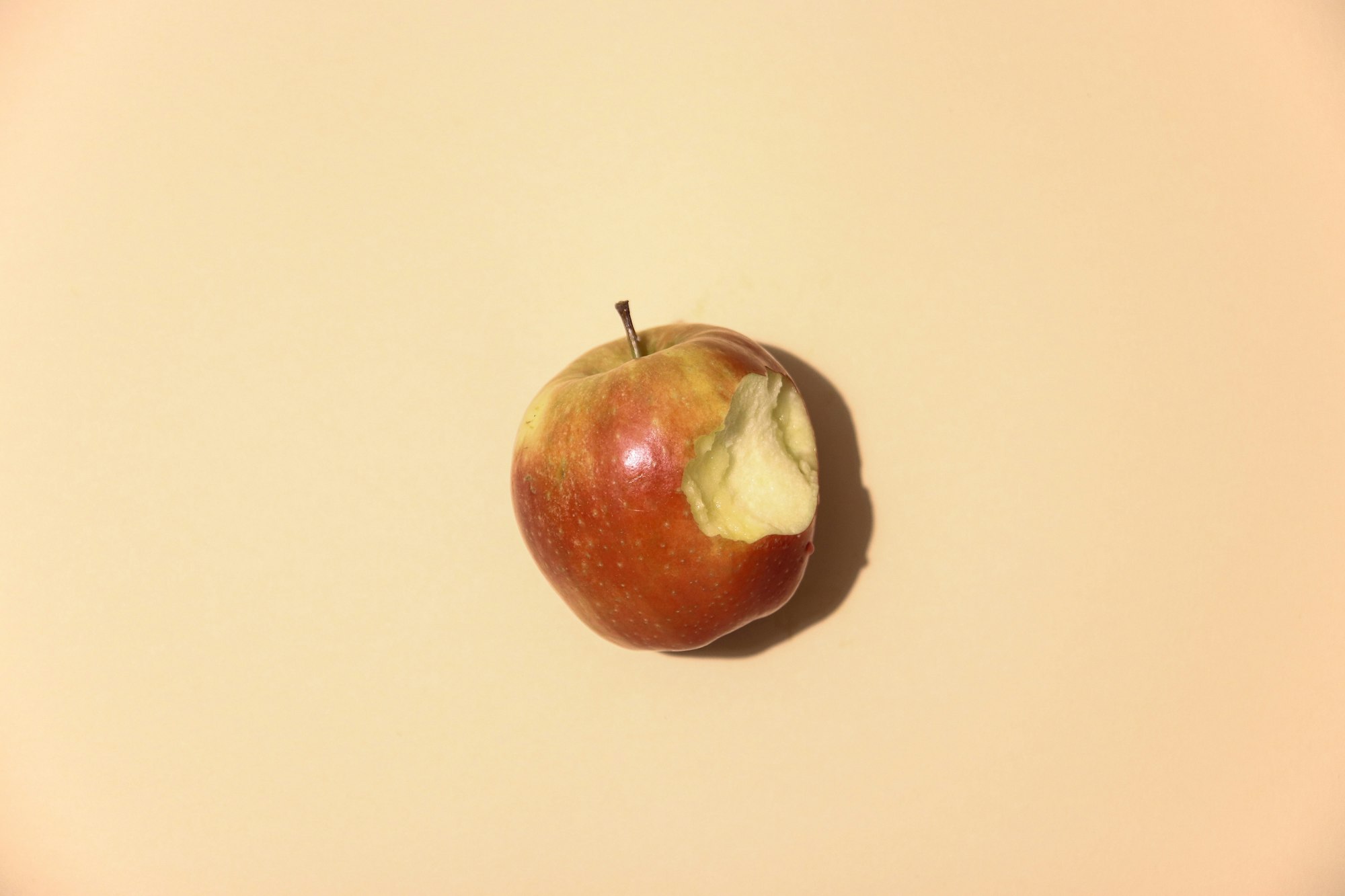 apple with a bite