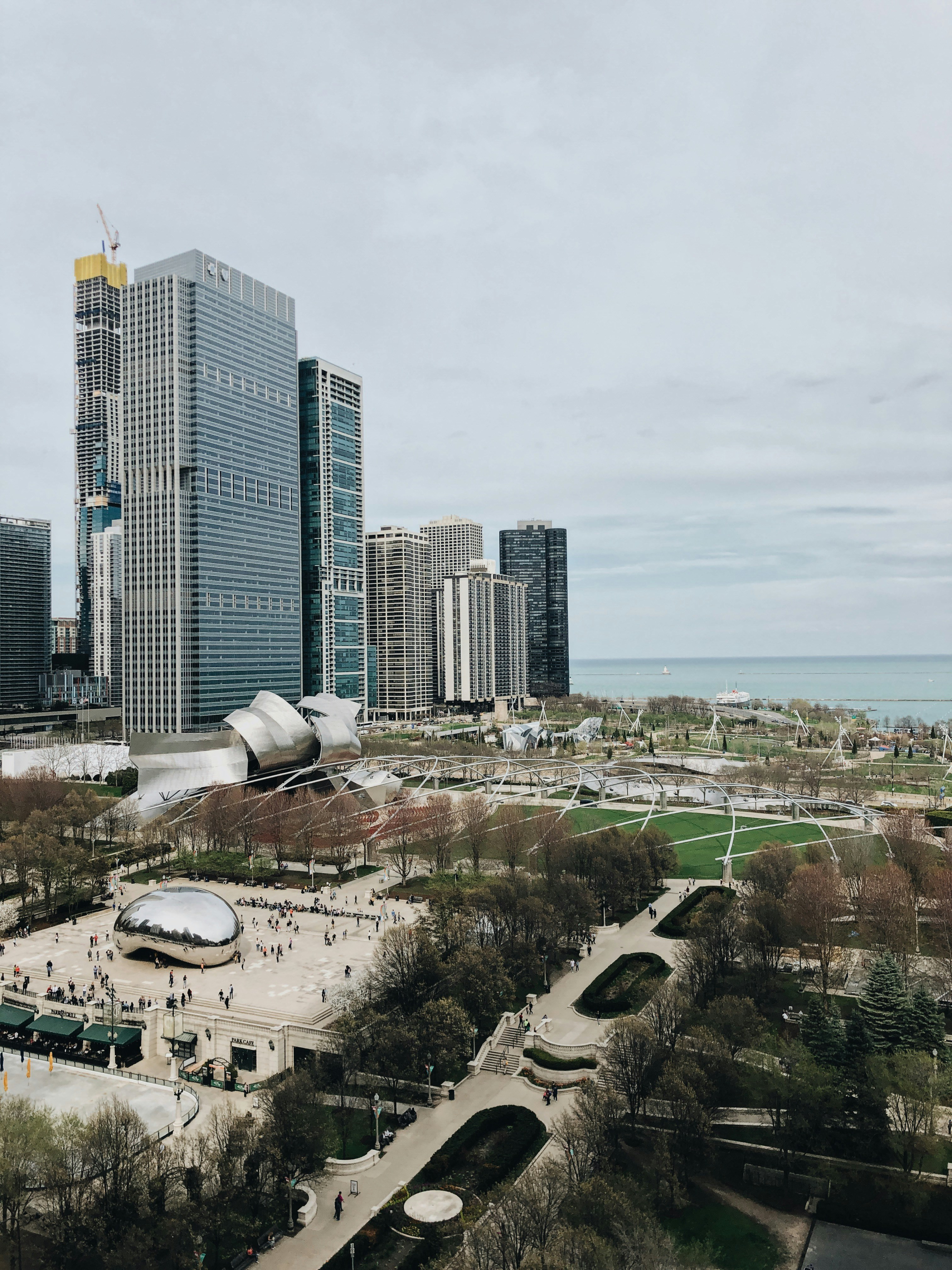 aerial view of city buildings during daytime