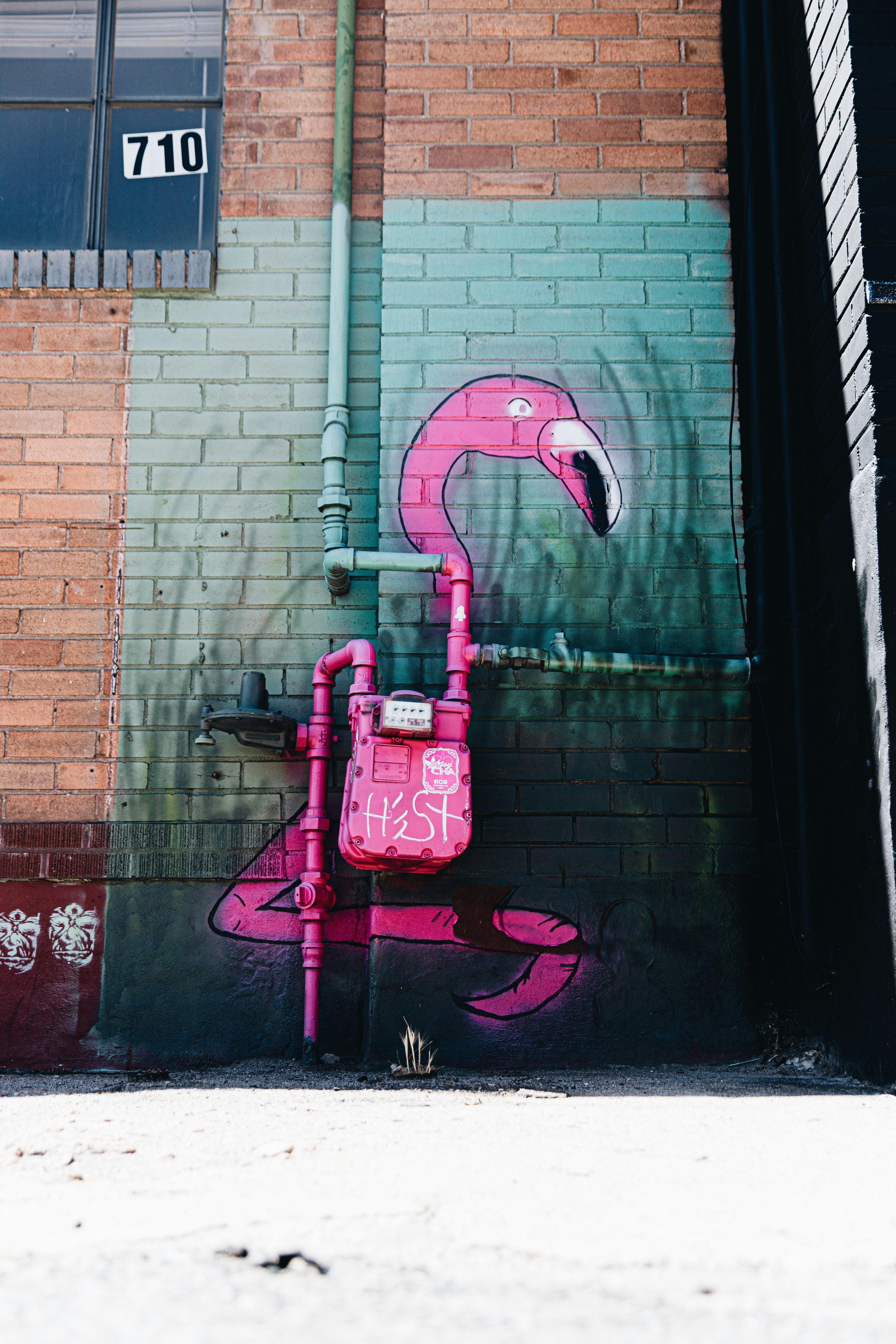 pink and black wall art photo Free Graffiti Image on Unsplash