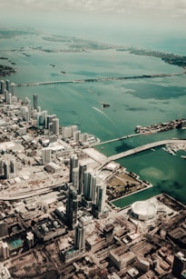 aerial view of city buildings during daytime