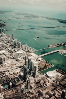 aerial view of city buildings during daytime