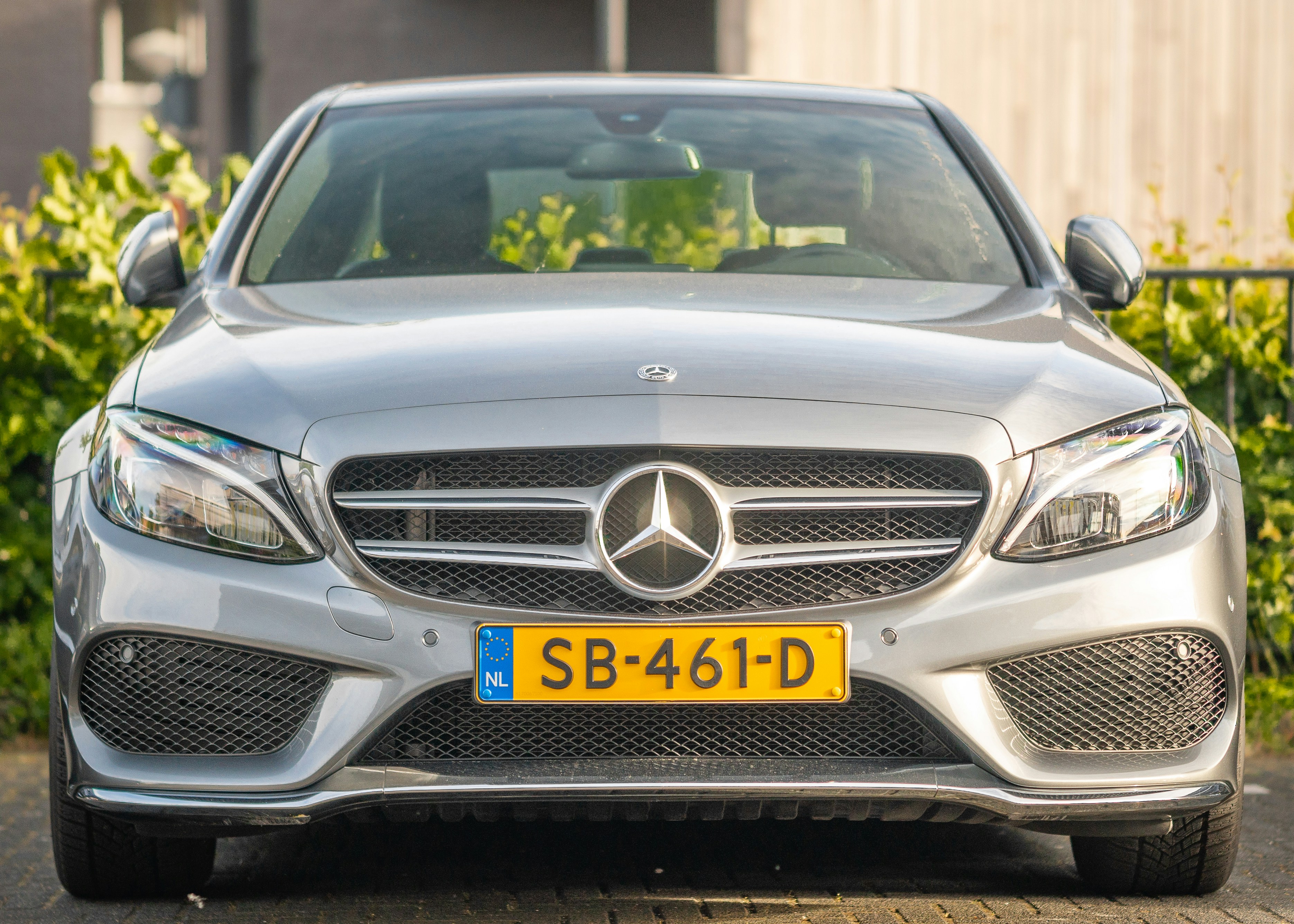 The Electric Mercedes C-Class: A Bold New Look with a Jumbo Grille