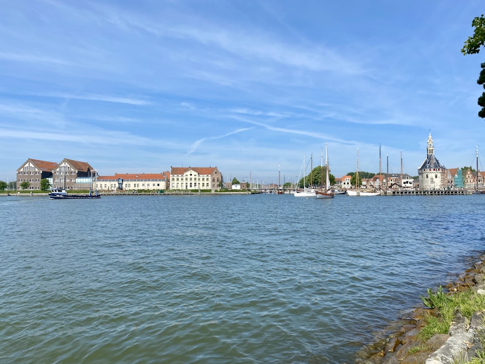 body of water near buildings under blue sky during daytime