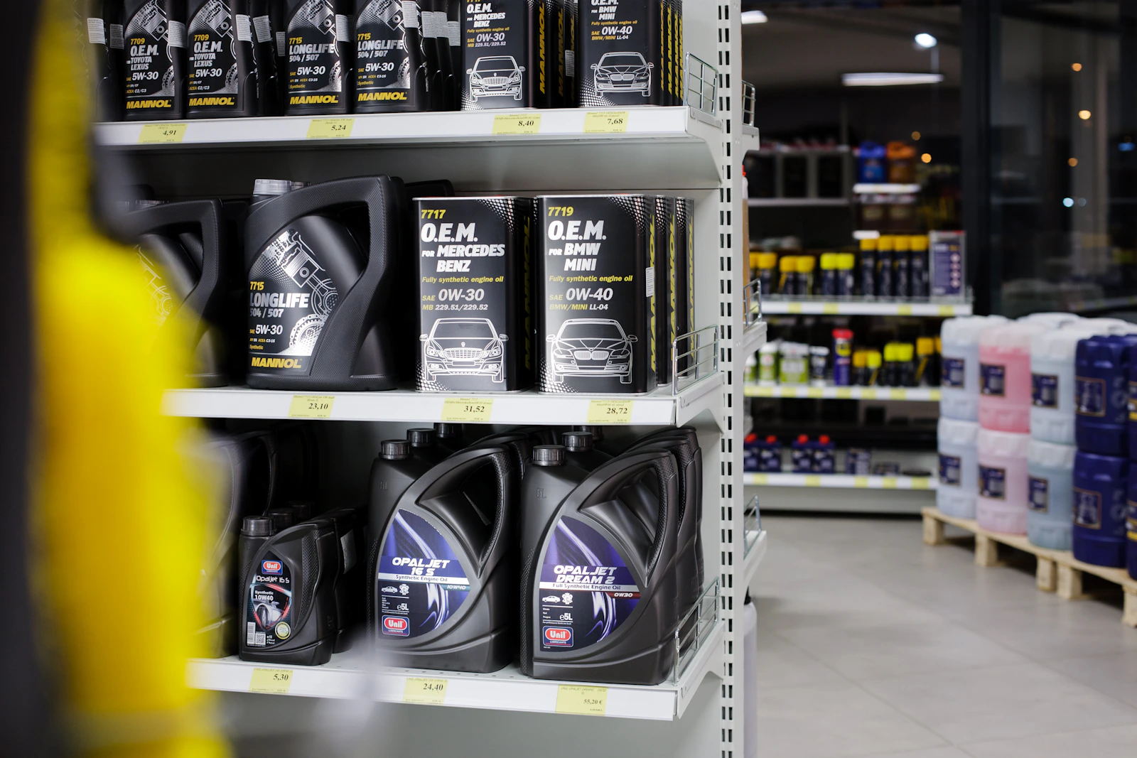 Lubricantes y productos automotrices