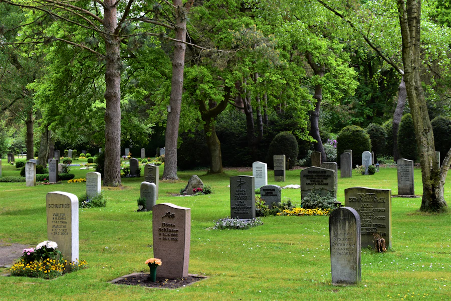 Restored headstone after cleaning