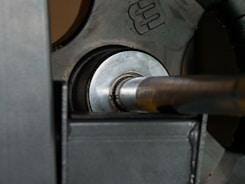 gray and brown metal tool