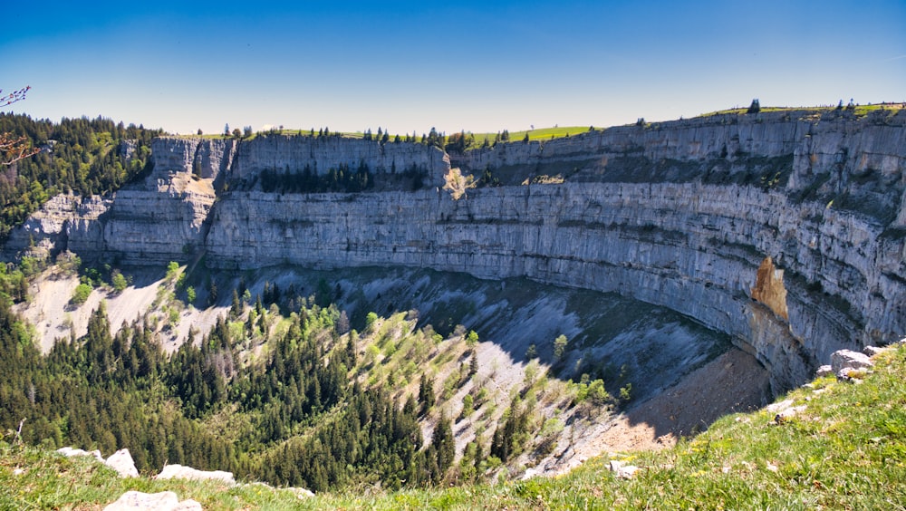 green and gray mountain under blue sky during daytime