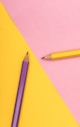 yellow pencil on yellow paper