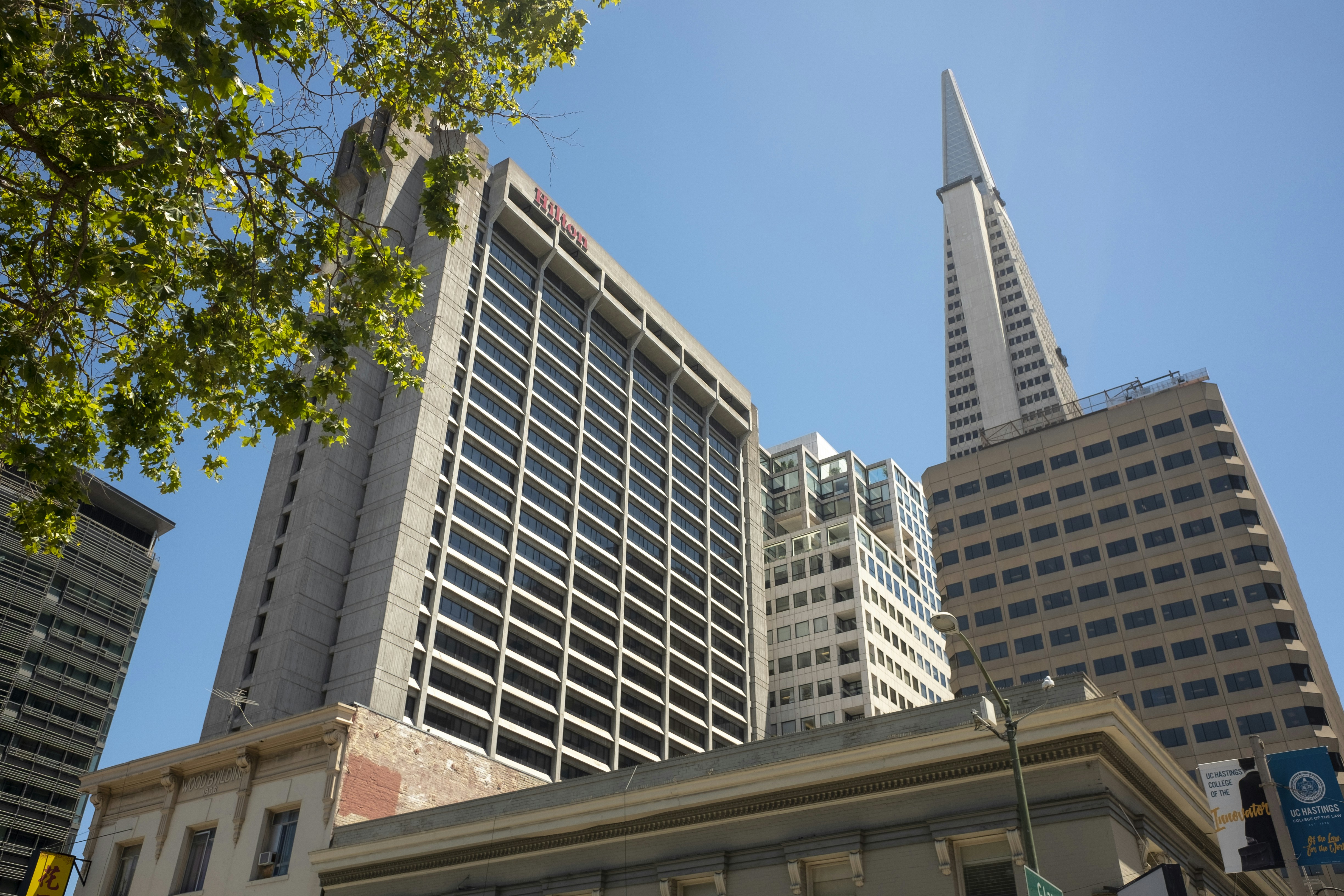 brown and white concrete building