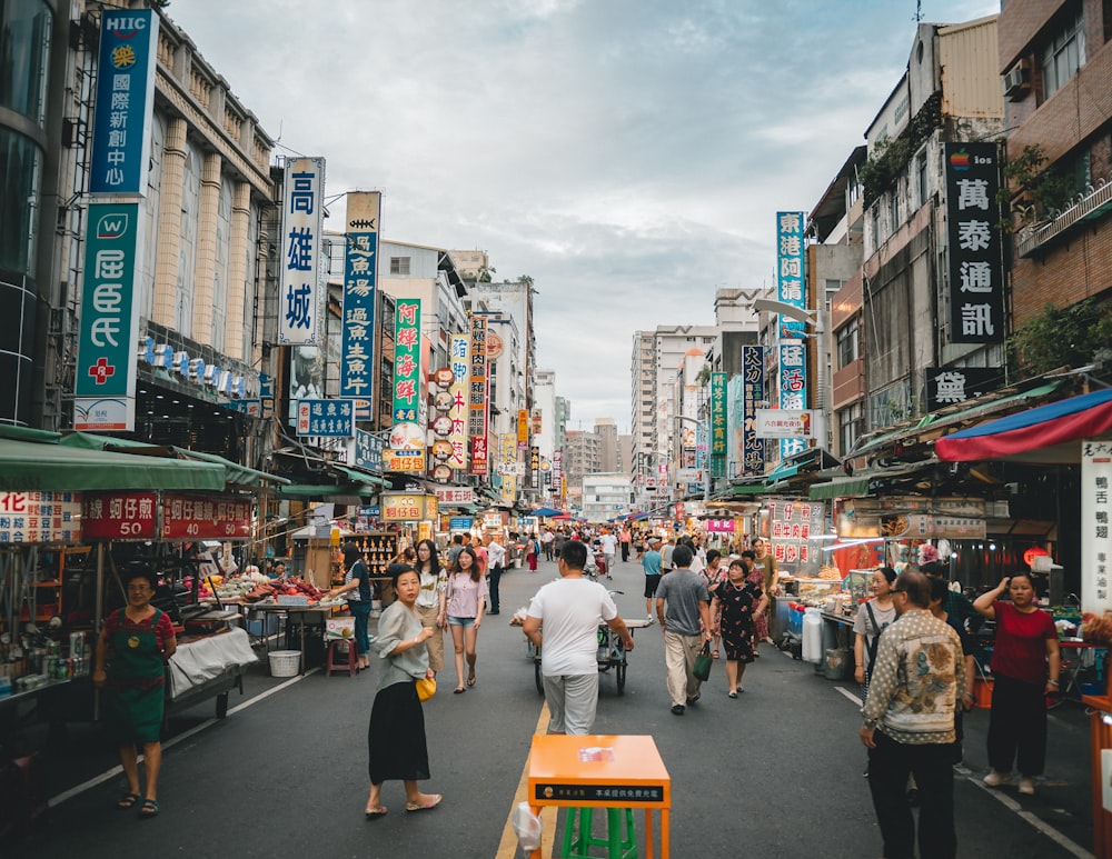 people walking on street during daytime