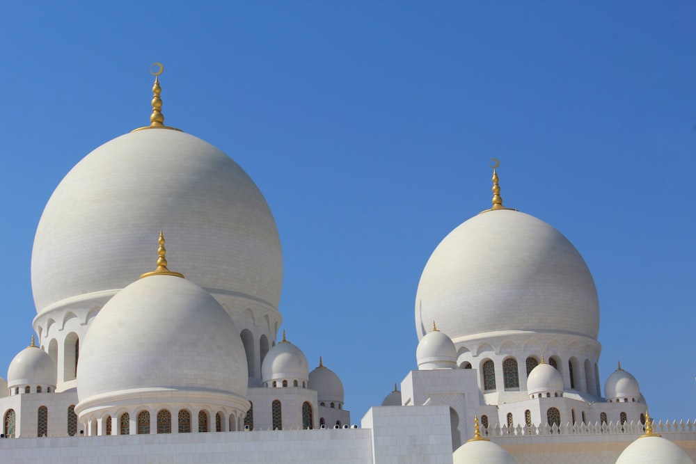 Bâtiment dôme blanc et brun sous le ciel bleu pendant la journée