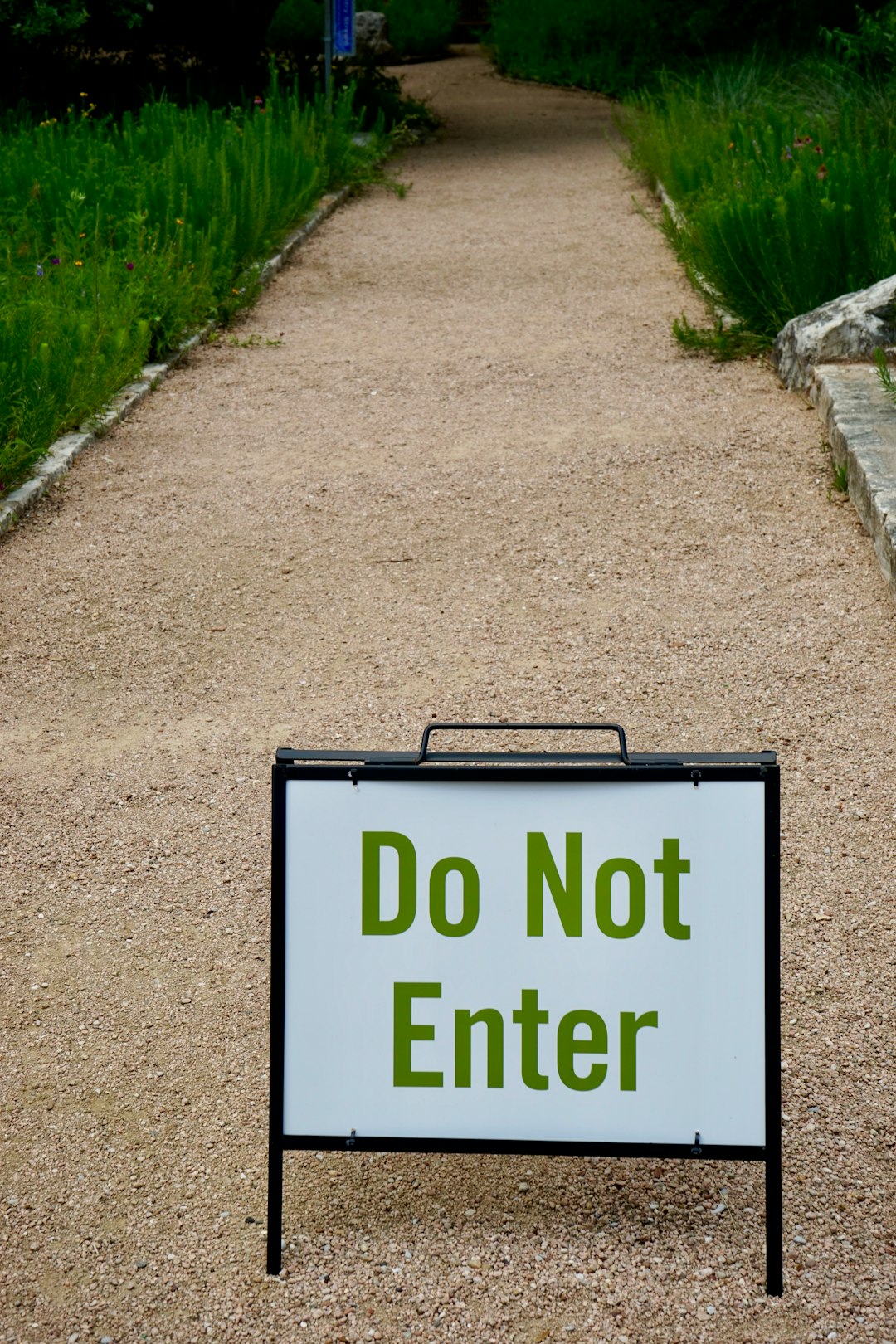 white and green wooden signage