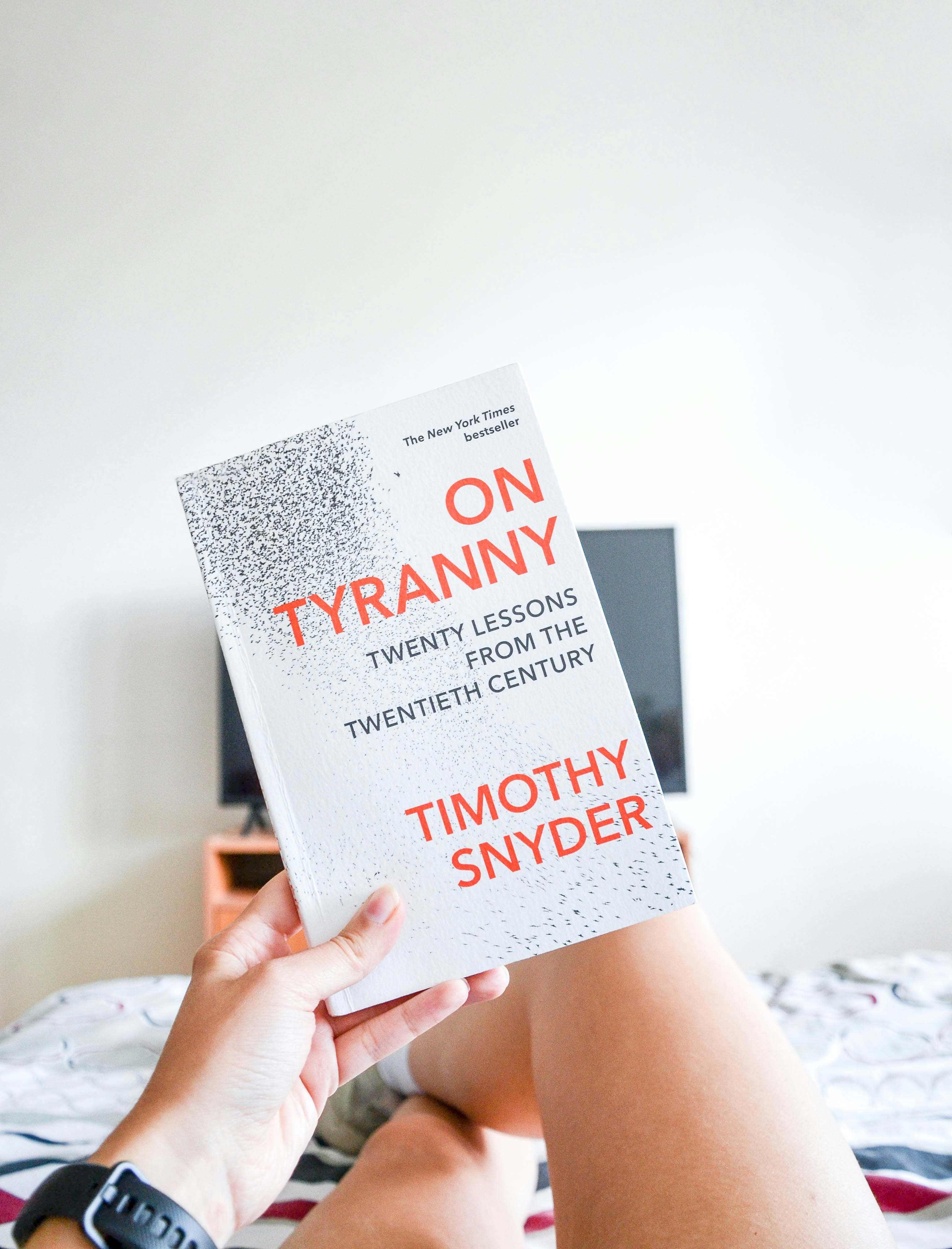 the big one book on persons hand