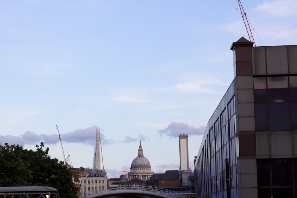 white concrete building under white sky during daytime