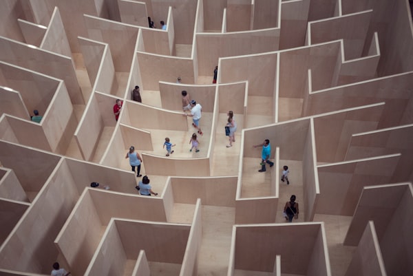 A Maze to represent confusion faced by beginners in Machine learning