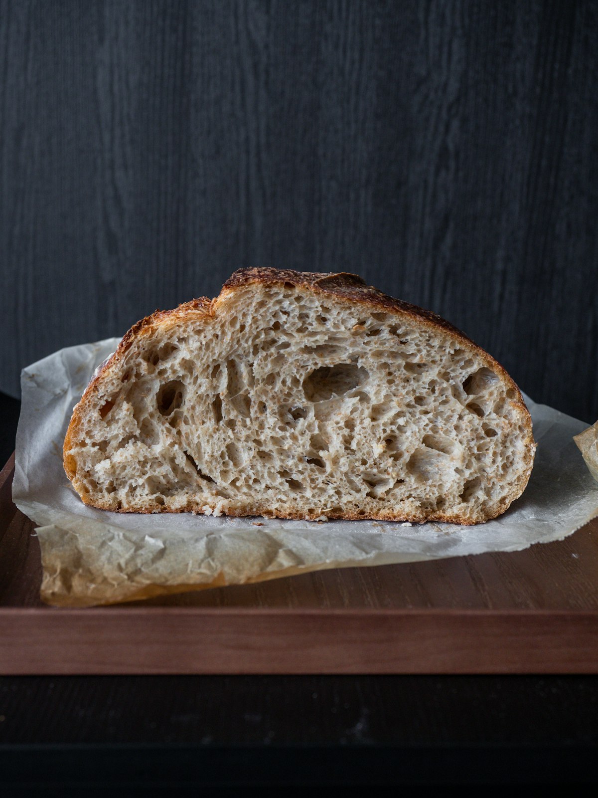 Whole homestyle bread loaf