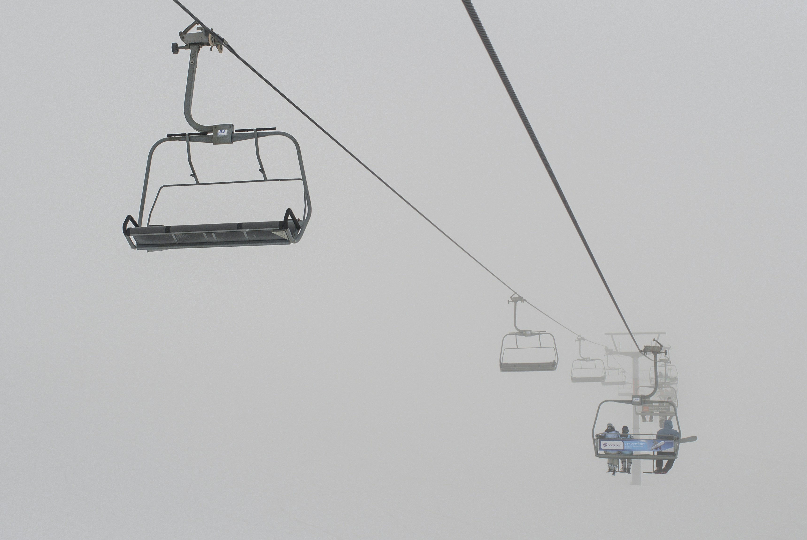 White and blue cable cars photo Free Grey Image on Unsplash