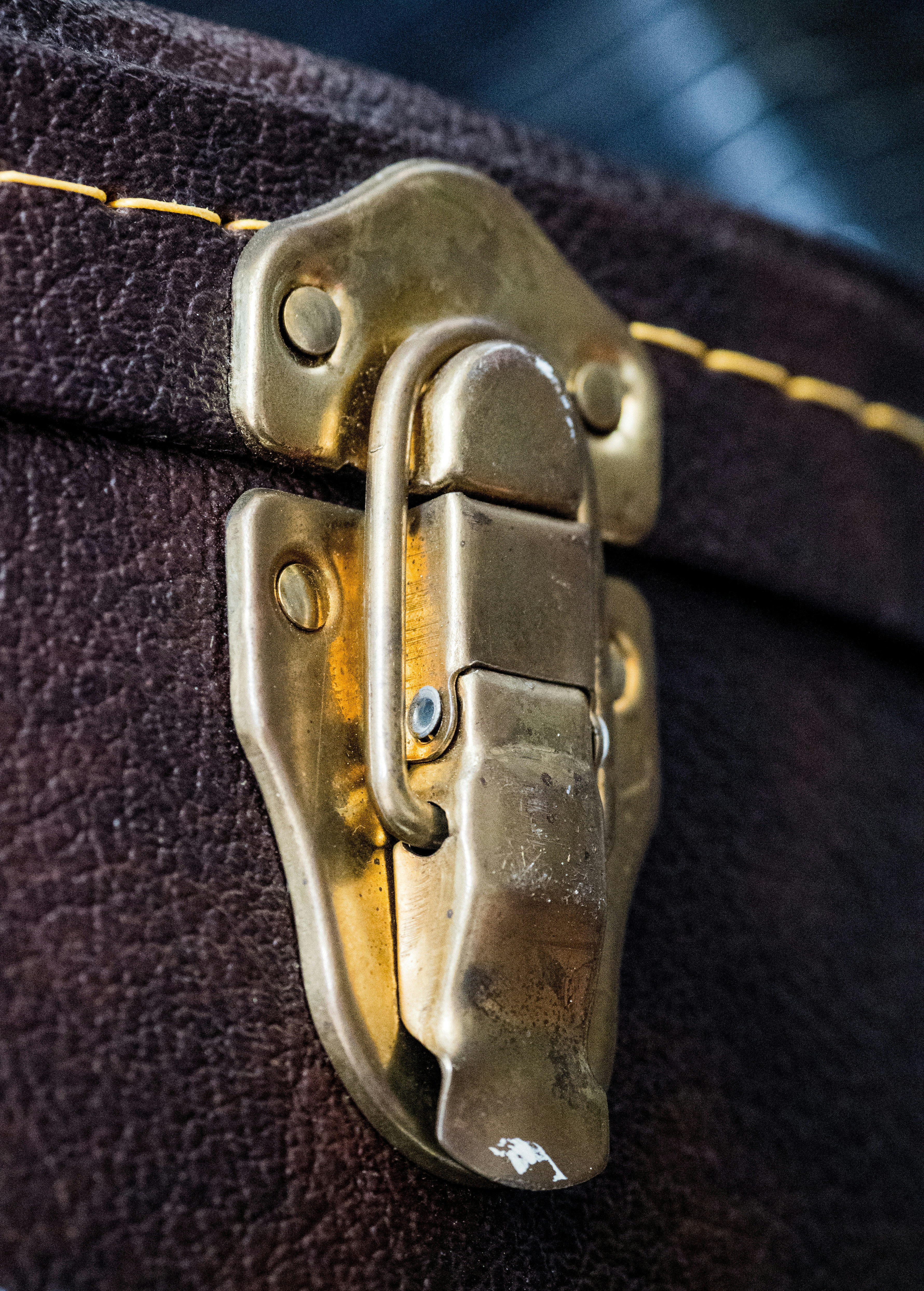 black leather belt with silver buckle