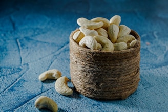brown round bread on brown woven basket