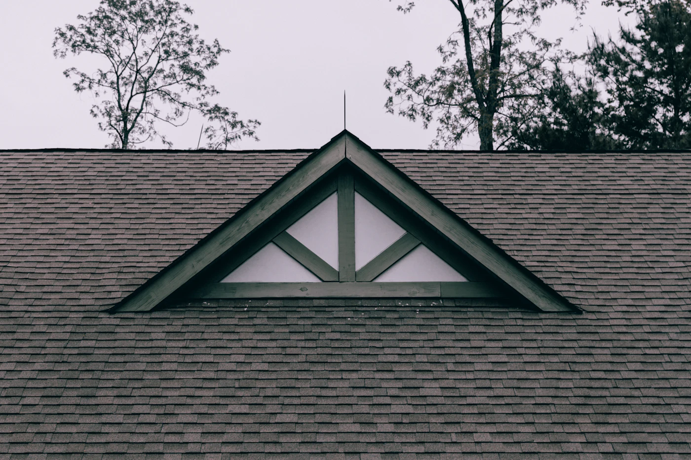 Restored asphalt shingle roof
