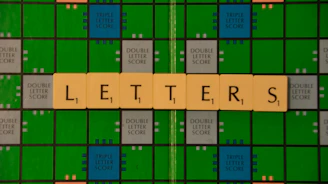 A colorful interface showing scramblio’s filter options with letters and word length sliders.