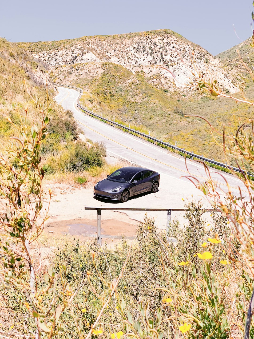 black car on road during daytime