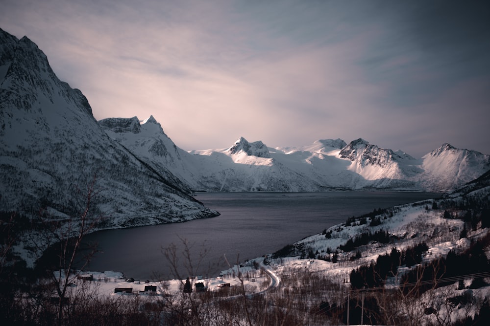 snow covered mountain during daytime