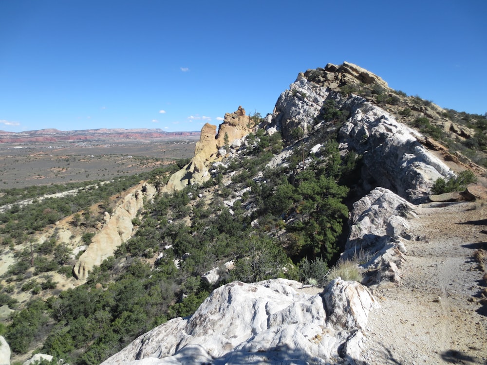 green and gray rocky mountain under blue sky during daytime