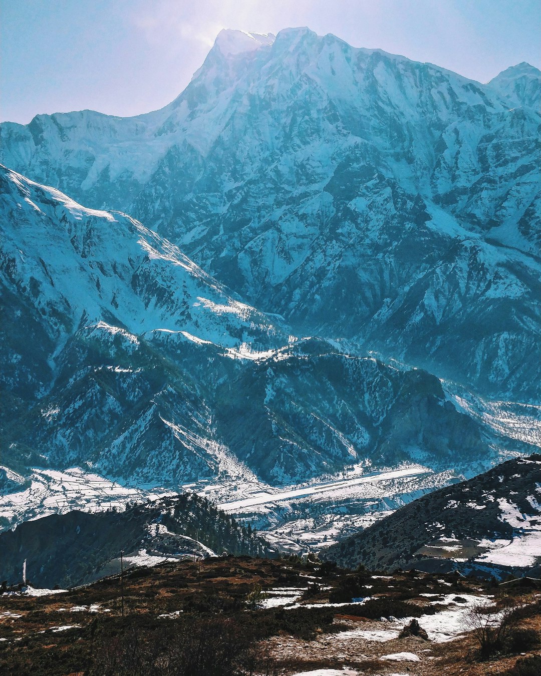 Mountain range photo spot Manang Marpha