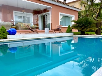 swimming pool with swimming pool