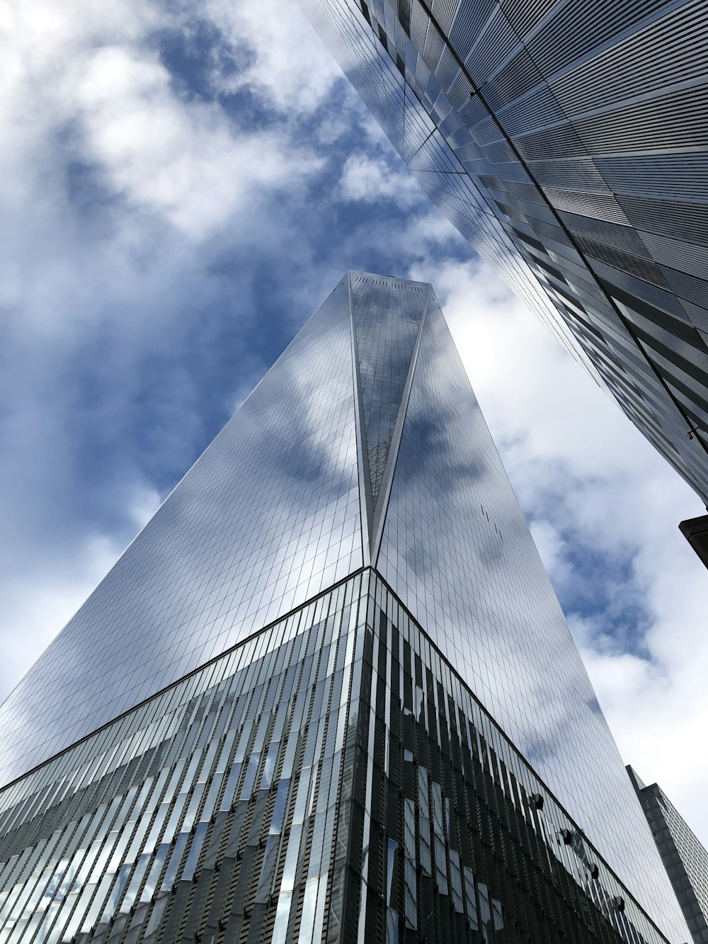 low angle photography of high rise building