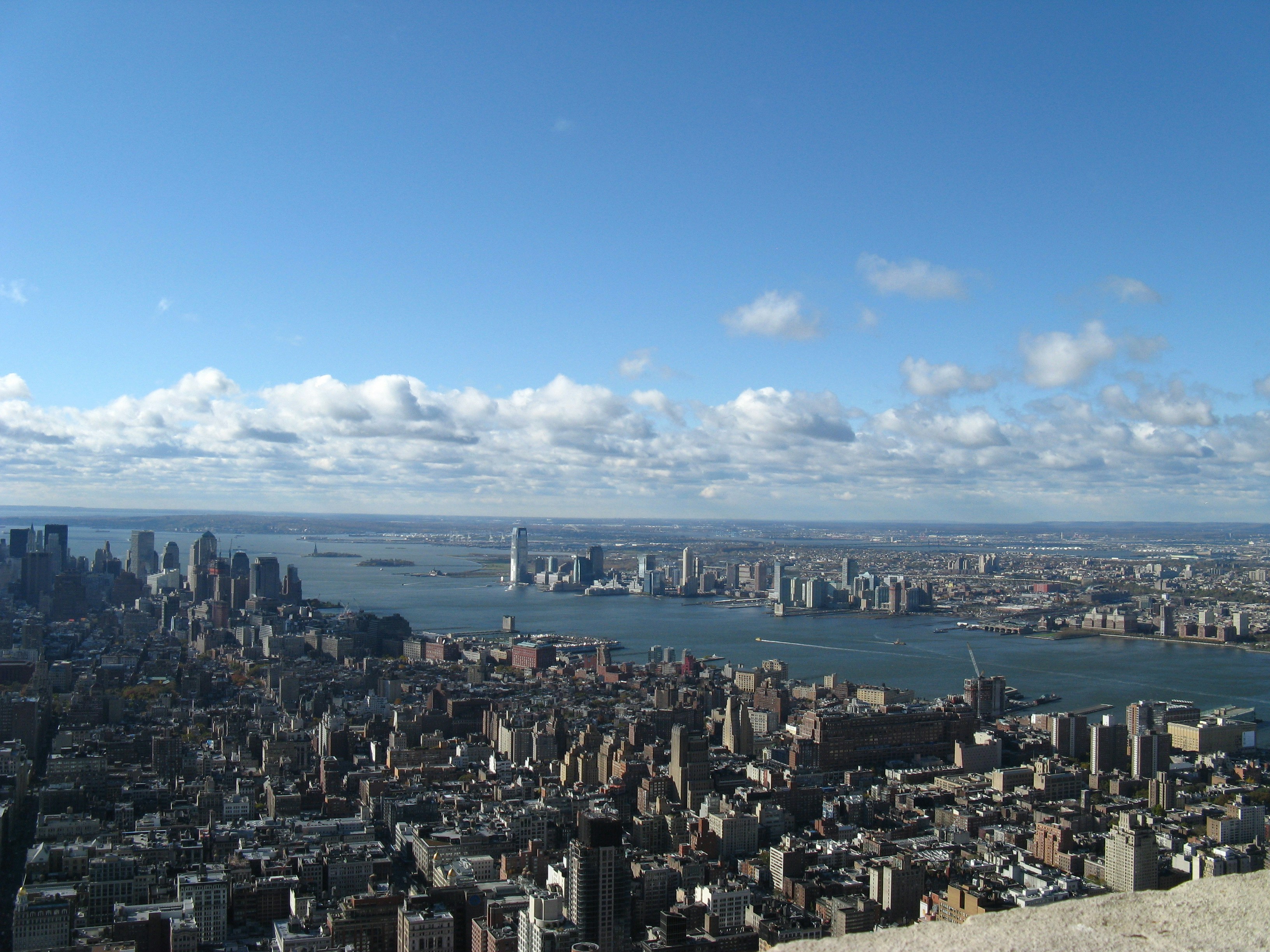 a view from the Empire State Building in November 2014