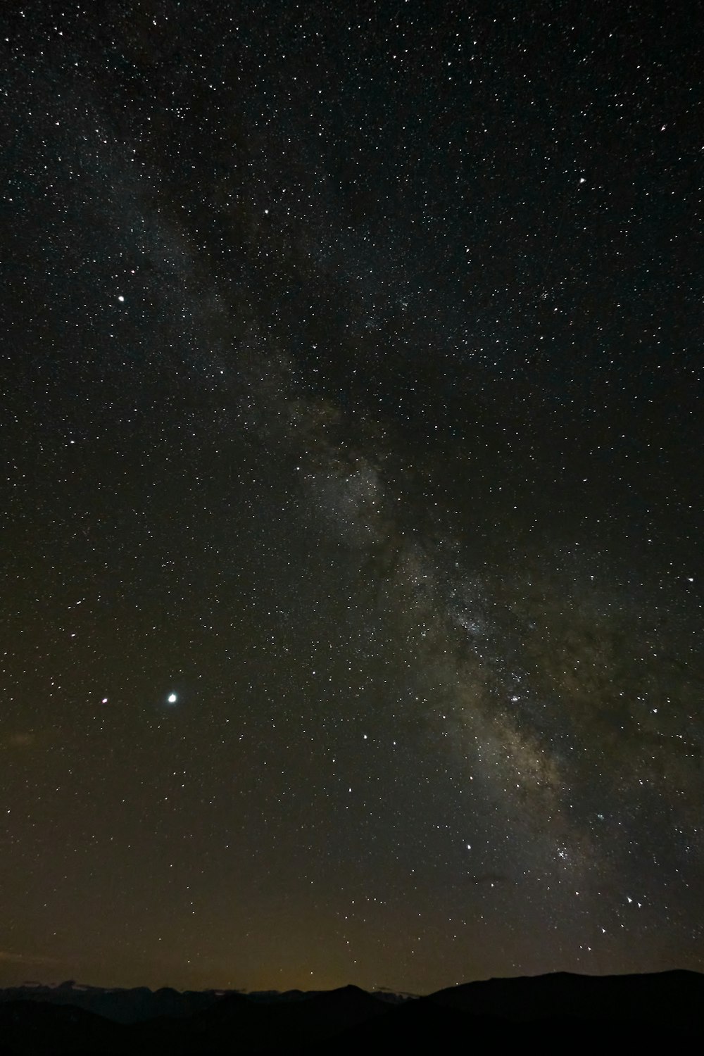 starry night sky over the starry night